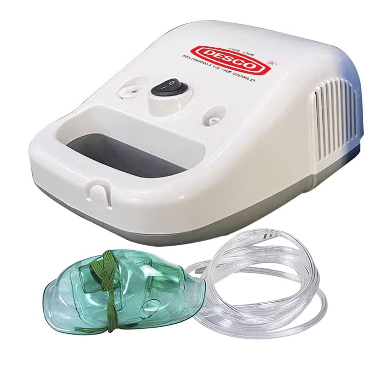 DESCO Compressor Nebulizer Machine Kit for Adult & Child