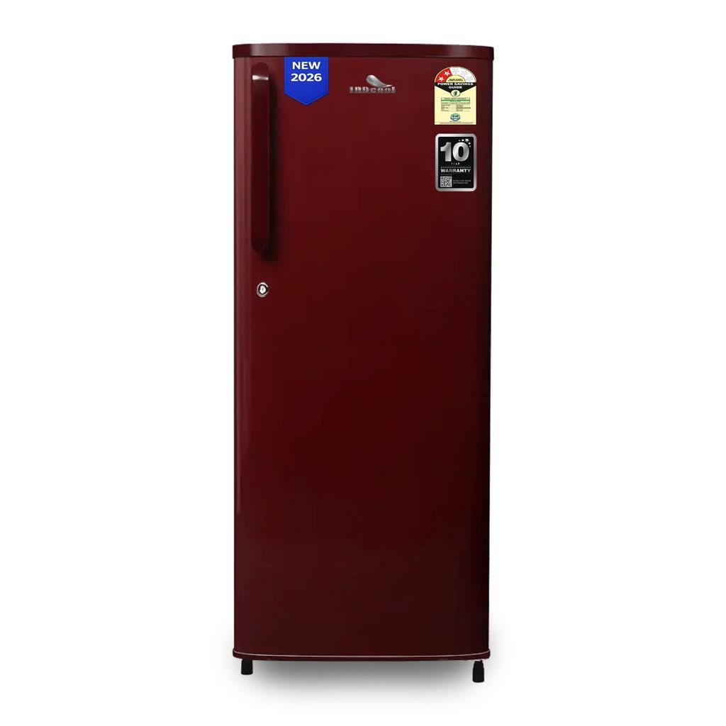 INDcool 190L Refrigerator Single Door 2 Star | Fridge Energy Saving Stylish Deep Blue Finish | Direct Cool Single Door Refrigerator | Technology Toughened | Winora