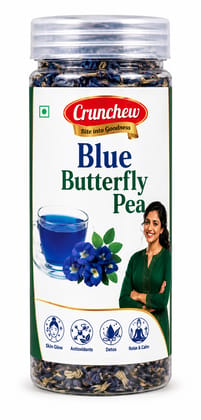 Pure Blue Butterfly Pea Tea |  Herbal Antioxidant Drink 100% Natural & Caffeine-Free