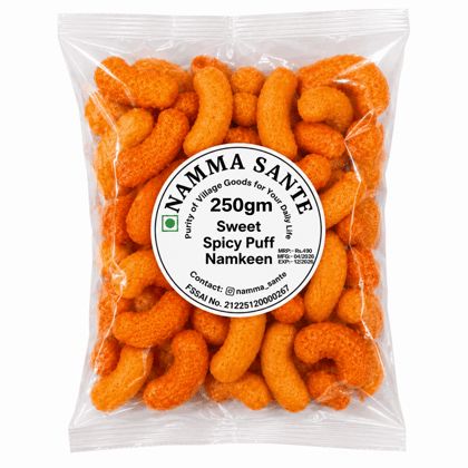 Sweet Spicy Puff Namkeen, Masala Puff Snack, Crunchy Corn Puff, Sweet & Salty Puff, Spicy Namkeen Puff 250gm Sweet Spicy Puff Namkeen, Masala Puff Snack, Crunchy Corn Puff, Sweet & Salty Puff, Spicy Namkeen Puff 250gm