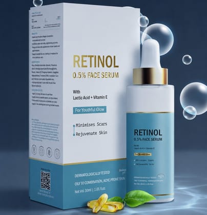 Elegantra Naturavives Collagen Booster Retinol Face Serum for Radiant Glow– Advanced Anti-Aging face serum 30ml pack of 1 for Skin Renewal & Smoothing Night Serum for Fine Lines, Open Pores & Uneven Tone