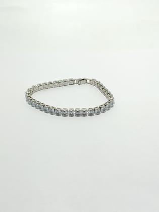 Dimplora Silver Grace Tennis Bracelet 