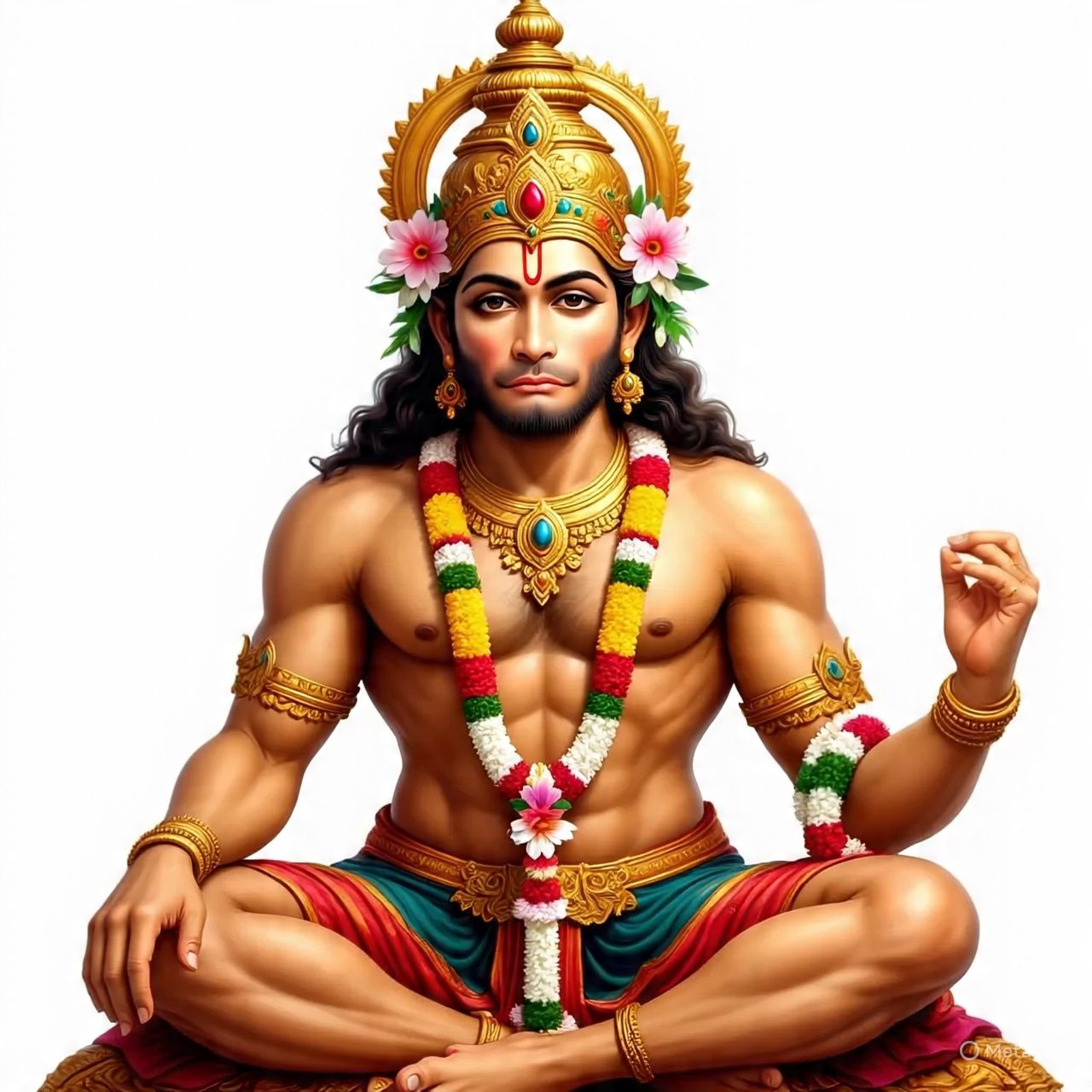Hanuman Digital Art Print