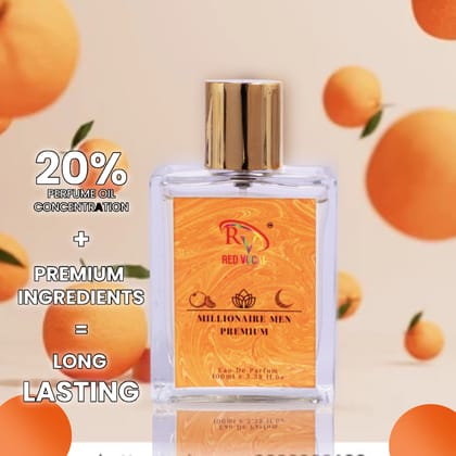 Red Vocal Millionaire Men Premium Eau De Parfum 100ml Buy 1 Get 1 Free
