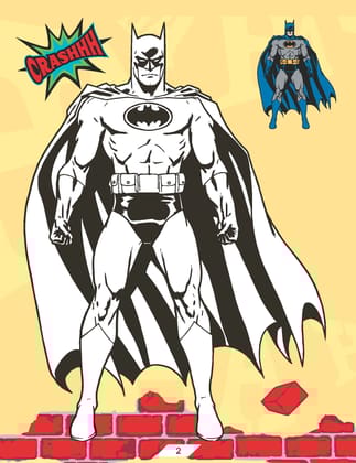 Batman Copy Colouring Book [Paperback] Dreamland Publications