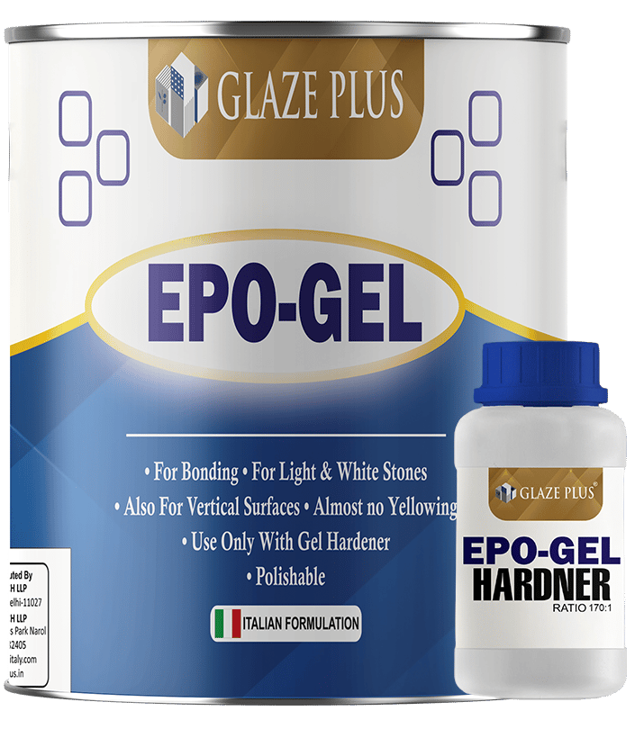 Glaze Plus | EPO GEL |  Ice White Transparent Stone Adhesive 