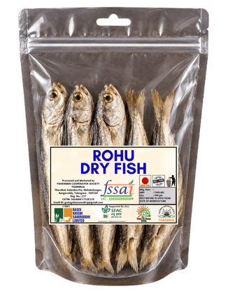 Fishermen Cooperative Society Rohu Dry Fish (500g)