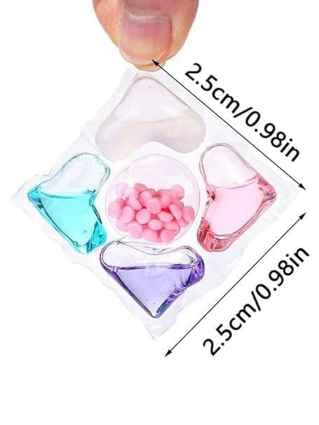 5-in-1 Laundry Pods for Washing Machine – Suitable for Front & Top Load | Odor & Stain Remover | Semi-Automatic Compatible | Smart Shot Laundry Cleaning Tablets (10 Pcs)