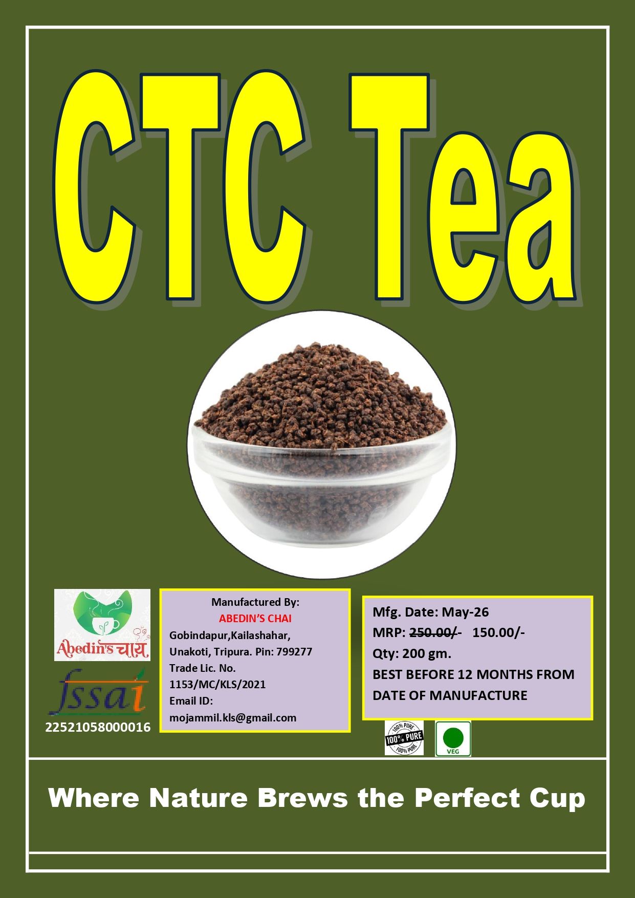 CTC Tea-200 gm