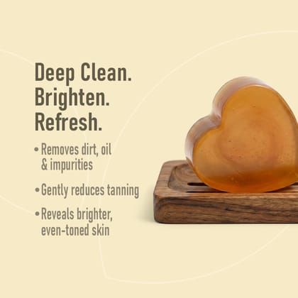 De-Tan Glow Soap – Removes Tan, Brightens Skin & Evens Tone
