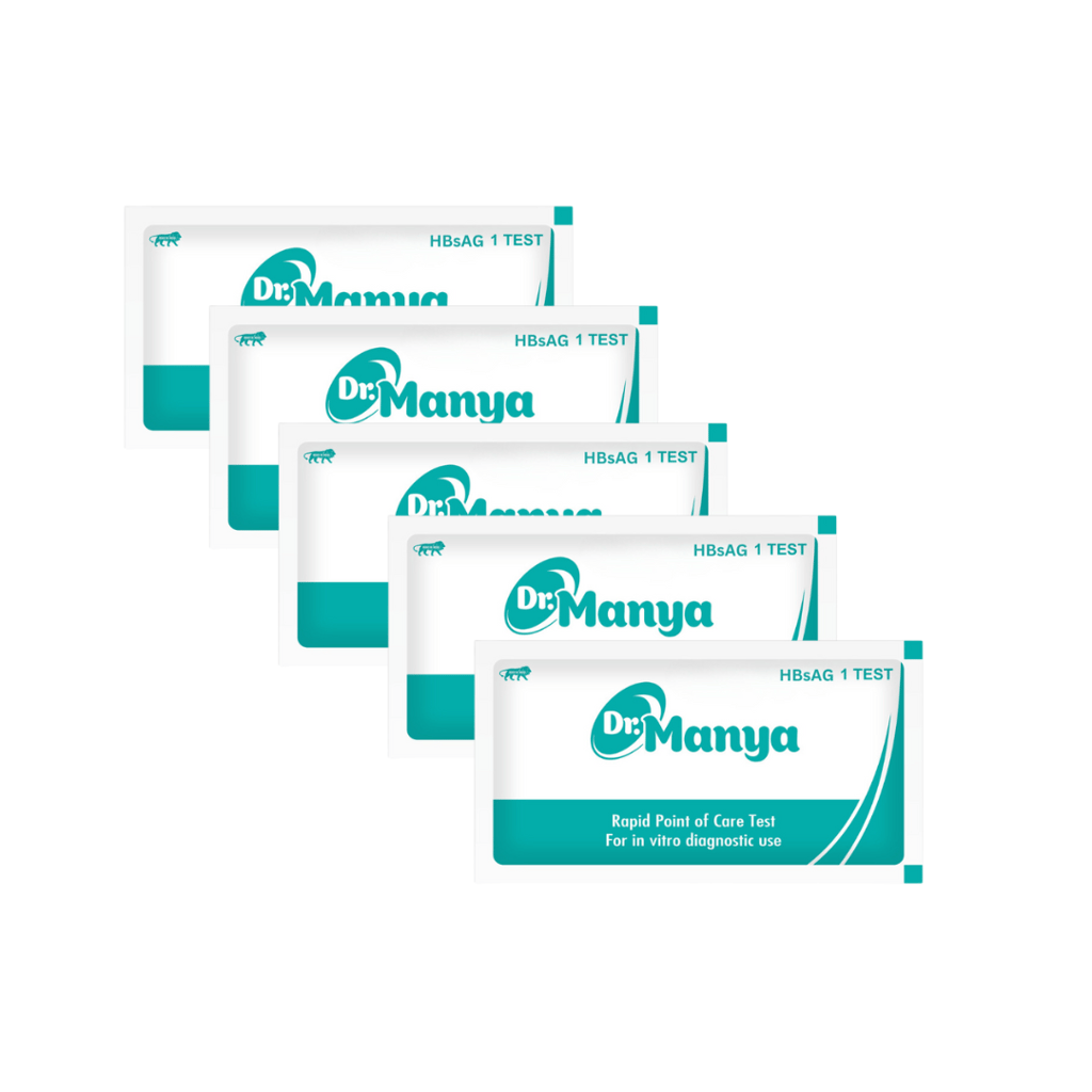 HBsAg Rapid Test Cards – Pack of 5 | Hepatitis B Surface Antigen Self-Test Kit | Quick Results for Home & Professional Use
