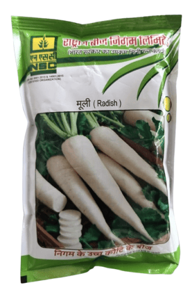 NSC Radish Variety - Pusa Chetki, 250 gm Packing, Treated (T/L) Seeds NSC Radish Variety - Pusa Chetki, 250 gm Packing, Treated (T/L) Seeds