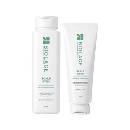 Matrix Biolage Scalppure 2-Step Anti-Dandruff Regime (Shampoo 200 ml+ Conditioner 98 gm) Pack of 2 Matrix Biolage Scalppure 2-Step Anti-Dandruff Regime (Shampoo 200 ml+ Conditioner 98 gm) Pack of 2