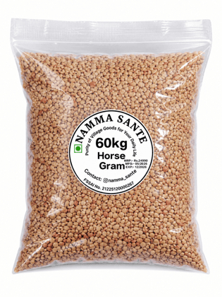 Horse Gram, Kulthi, Kollu, Hurali, Muthira 60kg