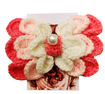Handmade Crochet Butterfly Hair Clip