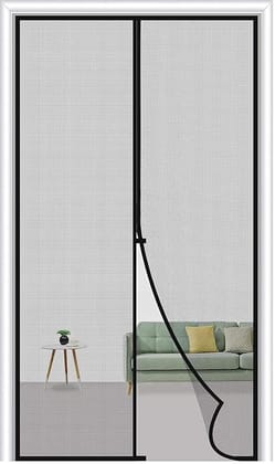 Magnetic Mosquito Door Curtain, Breathable Mesh Screen for Keeping Flies, Bugs and Insects Away from Home