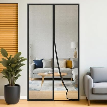 Magnetic Mosquito Door Curtain, Breathable Mesh Screen for Keeping Flies, Bugs and Insects Away from Home
