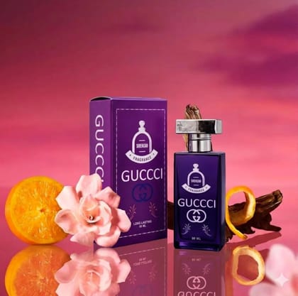 Elegantra Flora Intense Eau De Parfum for Women (60ml) | Premium Long Lasting Luxury Floral Perfume with Gardenia, Jasmine & Sweet Brown Sugar 