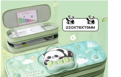 3Days Double Layer 3D Cute Pencil Case – Large Capacity Pen & Pencil Pouch Multifunctional Stationery Organizer