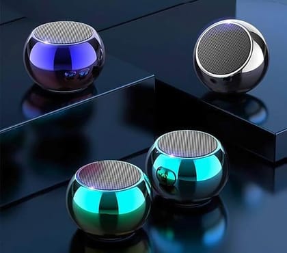 Mini Boost Portable Bluetooth Music Speaker with Long Battery Life, Built-in Microphone and Premium Mini Metal Body Construction