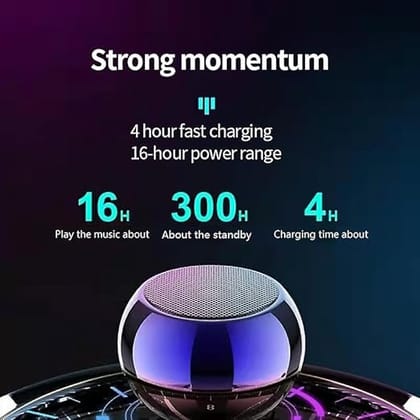 Mini Boost HD Sound Bluetooth Speaker with Advanced Wireless Connectivity, Lightweight Design and Enhanced Audio Performance