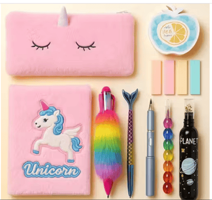 RHS Unicorn Magic Stationery Combo – Sparkle Pens, Dreamy Notebooks, Stickers & Creative School Supplies for Kids RHS Unicorn Magic Stationery Combo – Sparkle Pens, Dreamy Notebooks, Stickers & Creative School Supplies for Kids