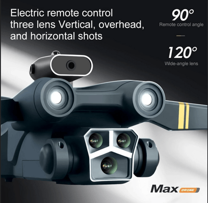 Y3 Max Drone with Dual HD Camera, Dual Battery, Optical Flow Positioning, Obstacle Avoidance, Foldable RC Quadcopter for Kids & Beginners
