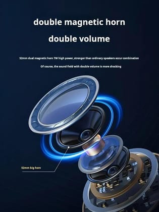 Mini Boost Bluetooth Stereo Speaker with Deep Bass Resonance, Clear Vocals and Portable Rechargeable Entertainment Solution