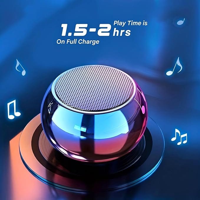 Mini Boost Ultra Portable Wireless Speaker with Powerful Sound Output, Premium Metallic Build and Seamless Bluetooth Pairing