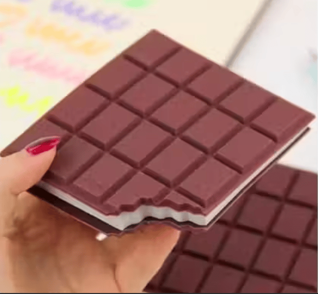 Chocolate Design Notebook for Kids – Cute Chocolate Bar Style Writing Notebook