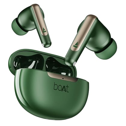 Boat Airdopes 141 Elite ANC TWS Ear Buds Wireless Earphones with mic (Green)