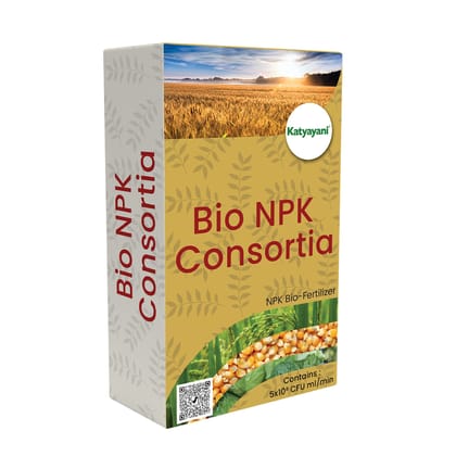 Katyayani Bio NPK Consortia fertilizer | Improves Nitrogen, Phosphorus & Potash Availability | Enhances Soil Fertility, Nutrient Uptake