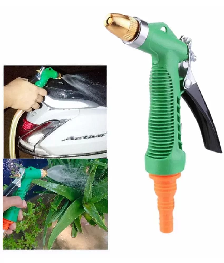  High Pressure Water Spray Gun for Car/Bike/Plants | Multi Functional Water Spray Nozzle for Gardening | Spray Gun with Handle| Water Spray Gun for Car Wash - Gardening Washing