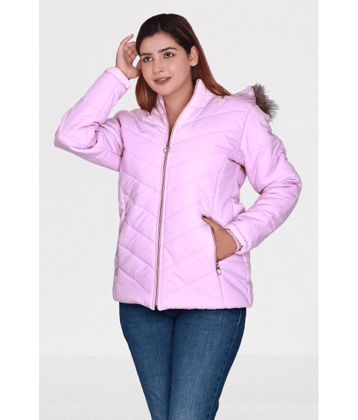 SCOLLER - Nylon Pink Parka Jackets