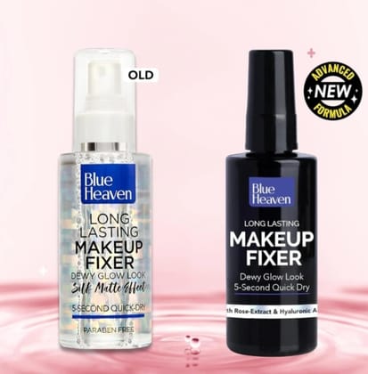 Blue Heaven Long Lasting Makeup Fixer Dewy Glow Look
