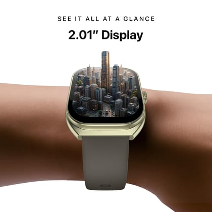 Noise Icon Arc Immersive Curved Display Smartwatch-Nickel Brown