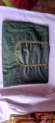 NAGARATNAMMA BOUTIQUE Intricate Electrical Embroidery Blouse Pieces