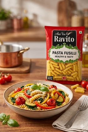Aarve Ravito Fusilli Pasta 400g, Healthy & Tasty