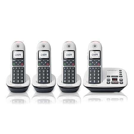 Motorola Voice CD5014+ DECT 6.0 Digital Cordless Telephone with Answering Machine