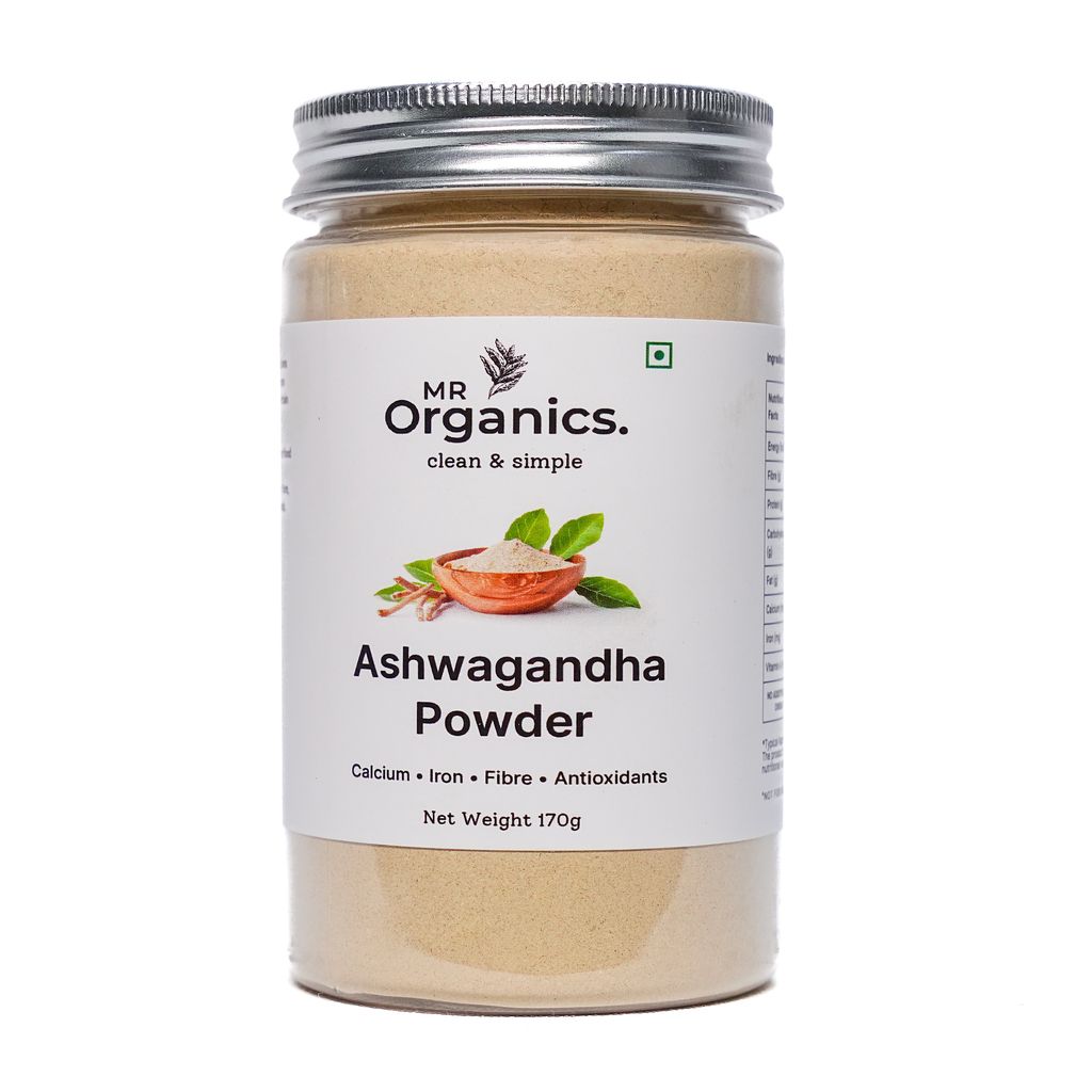 Ashwagandha Root Powder 170g | Withania Somnifera | Churna | Ayurvedic Adaptogen | Stress Anxiety Sleep Energy Stamina Immunity | 100% Natural | No Additives | MR Organics