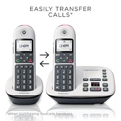 Motorola Voice CD5014+ DECT 6.0 Digital Cordless Telephone with Answering Machine