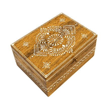 Handcrafted Mango Wood Favour Box