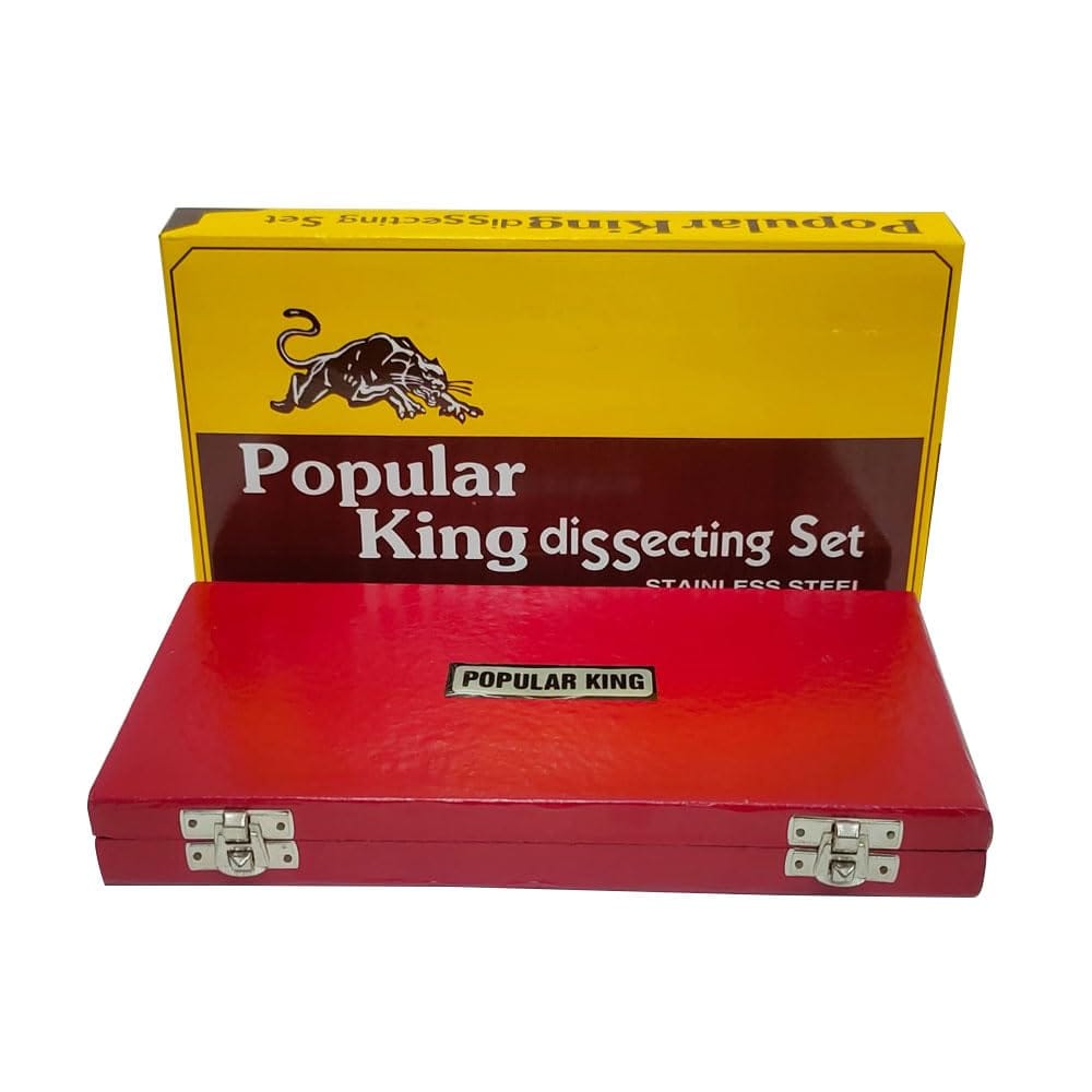DESCO Popular King Dissecting Set of 19 instruments with wooden box