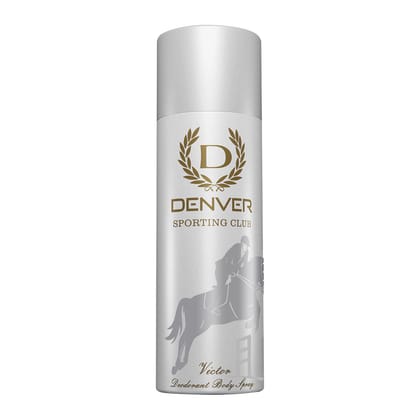 DENVER Victor Deodorant For Men -150ML Each, Pack of 2 | Long Lasting Deodorant Body Spray for Men
