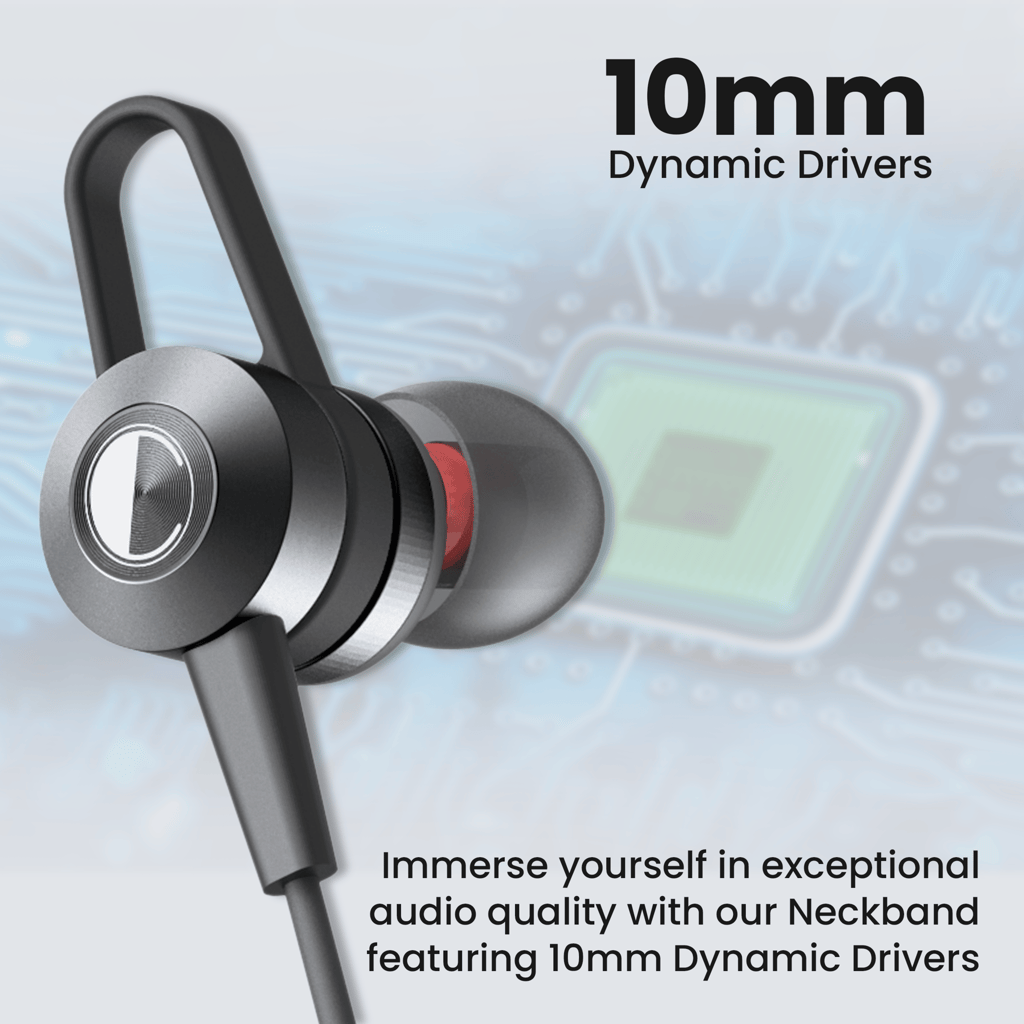 Cellecor BT-4 Wireless Waterproof Neckband with 25 Hrs playtime Headphone Bluetooth - Black