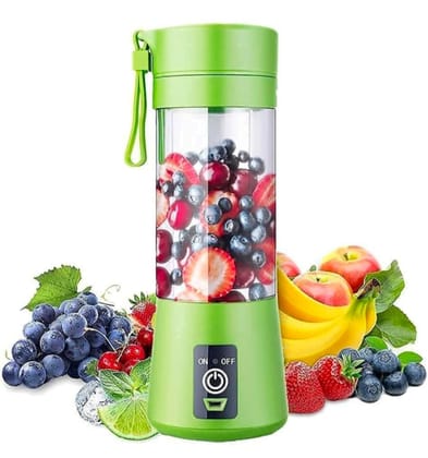 Portable USB Electric Juicer 6-Blades, Protein Shaker, Blender Mixer Cup (320 ML)