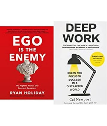 Ego is the Enemy + Deep Work: Rules for Focused Success in a Distracted World (Set of 2 Books)