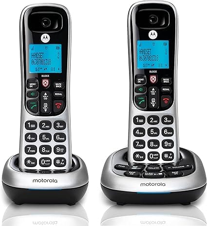 Motorola CD4012 DECT 6.0 Dual Handset Digital Cordless Telephone with Answering Machine