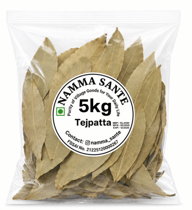 Tejpatta, Bay Leaf, Indian Bay Leaf, Tej Pat, Tamal Patra 5kg