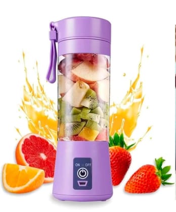 Portable USB Rechargecable blender bottle with 6 Blades -imin electric fruit juicer